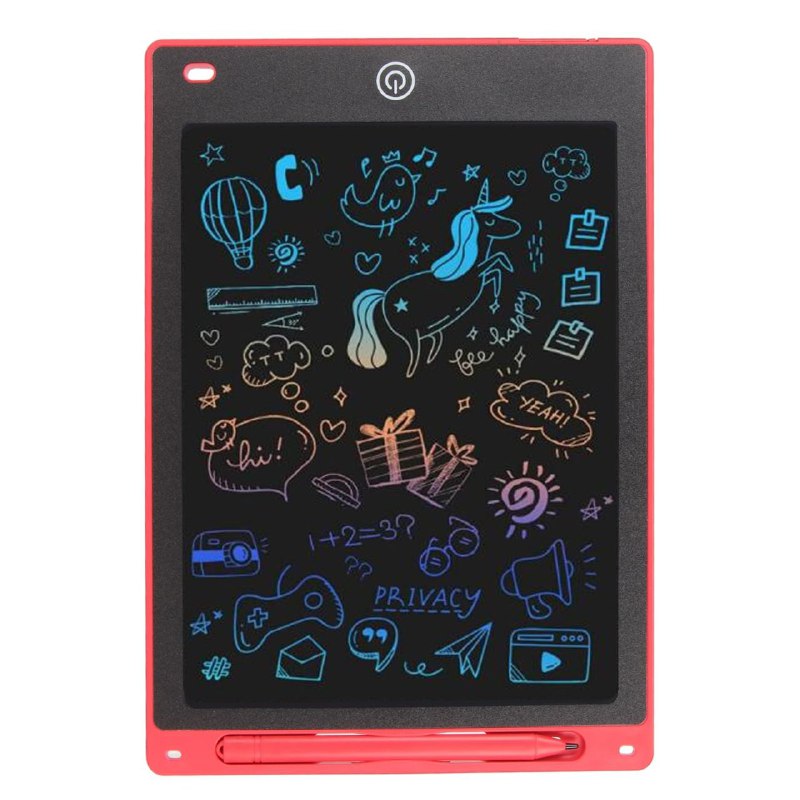 PIZARRA MAGICA TABLET DE DIBUJO O ESCRITURA PARA NIÑOS Y NIÑAS PIZARRON MAGICO MULTICOLOR, JUGUETE EDUCATIVO, BLOQUEA EL CONTENIDO, 8.5 TAMAÑO, 5 COLORES DISPONIBLES LCD PANEL