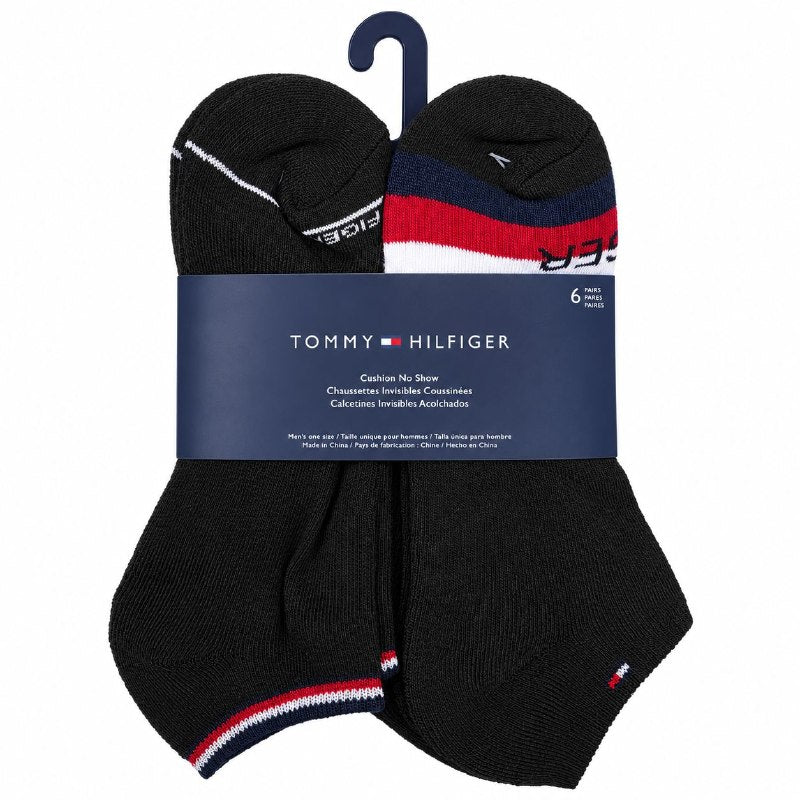 CALCETA TOBILLERA TOMMY HILFIGER PARA HOMBRE 6 PARES TALLA ÚNICA