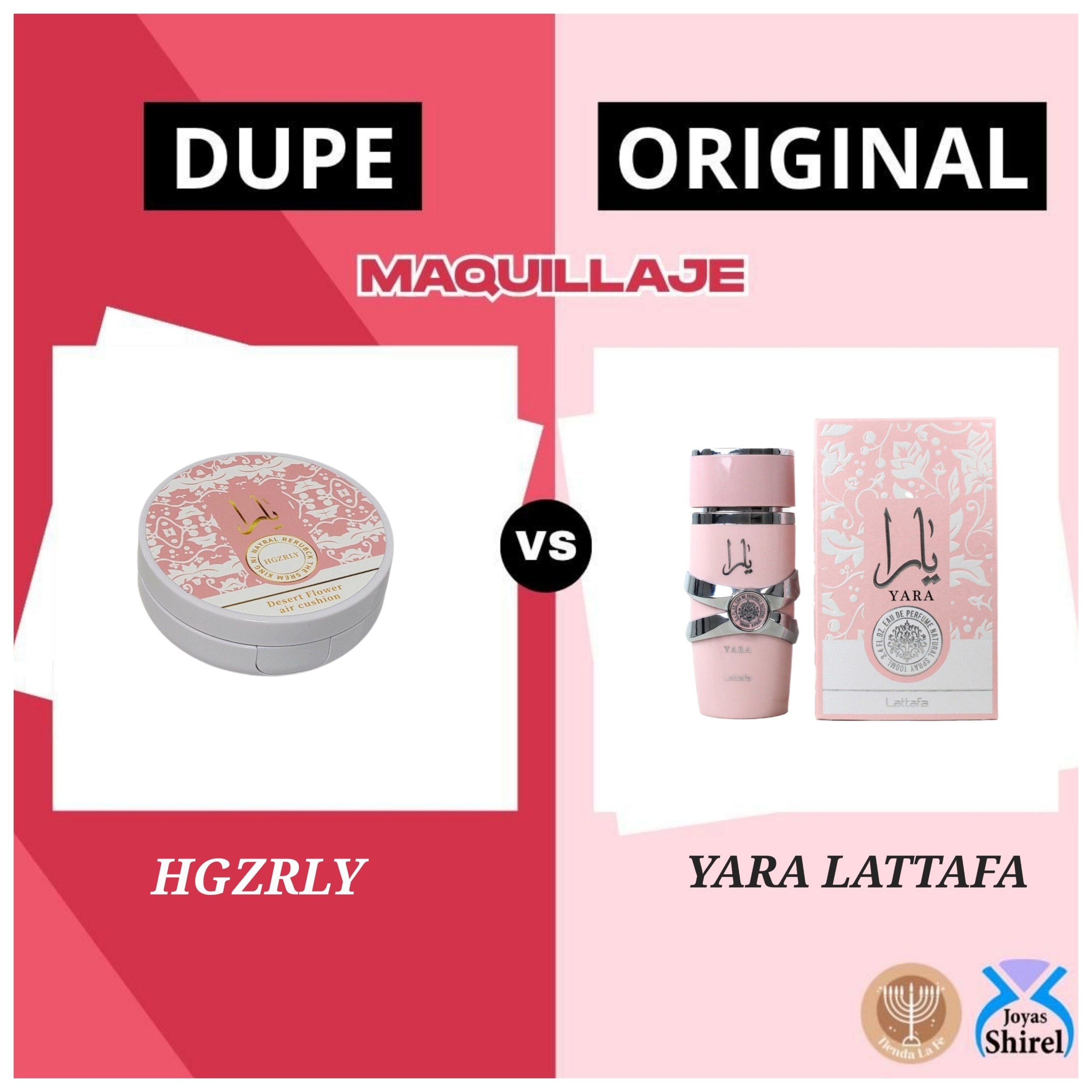 BASE DE MAQUILLAJE DE DOBLE COJIN TEXTURA LIGERA HGZRLY 12G (DUPE DE LATTAFA)