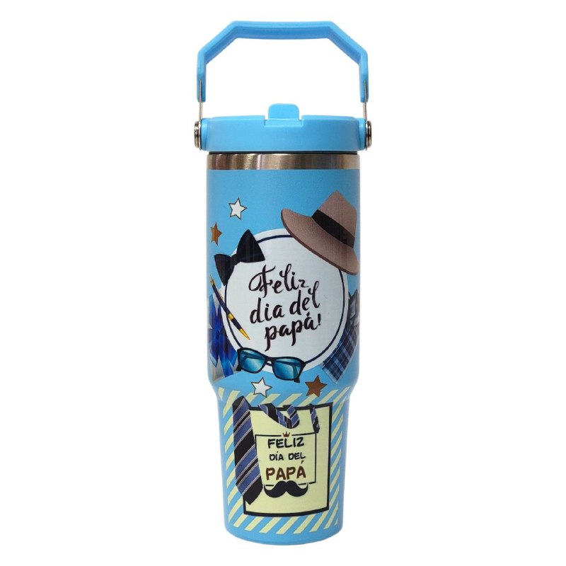 BOTE TERMICO DE REGALO PARA PADRE PARA BEBIDAS FRIAS Y CALIENTES BENELI HOME
