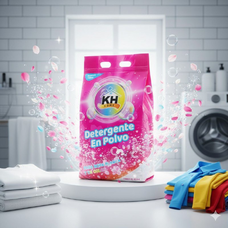 DETERGENTE ACE EN POLVO PARA ROPA BLANCA Y DE COLOR ELIMINA MANCHAS CON AROMA A FLORES KH HOME 1KG