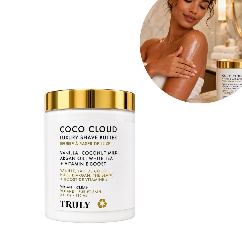 CREMA HIDRATANTE PARA DESPUÉS DEL AFEITADO TRULY COCO CLOUD 180ML