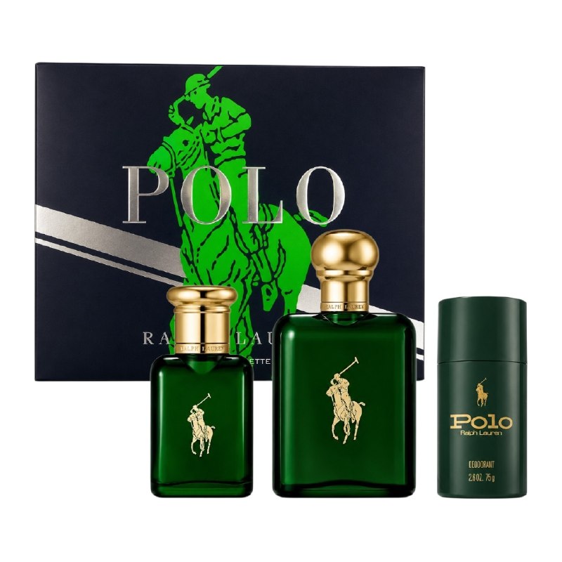 SET RALPH LAUREN POLO EDT 125ML EDT 40ML DESODORANTE 75ML (H)
