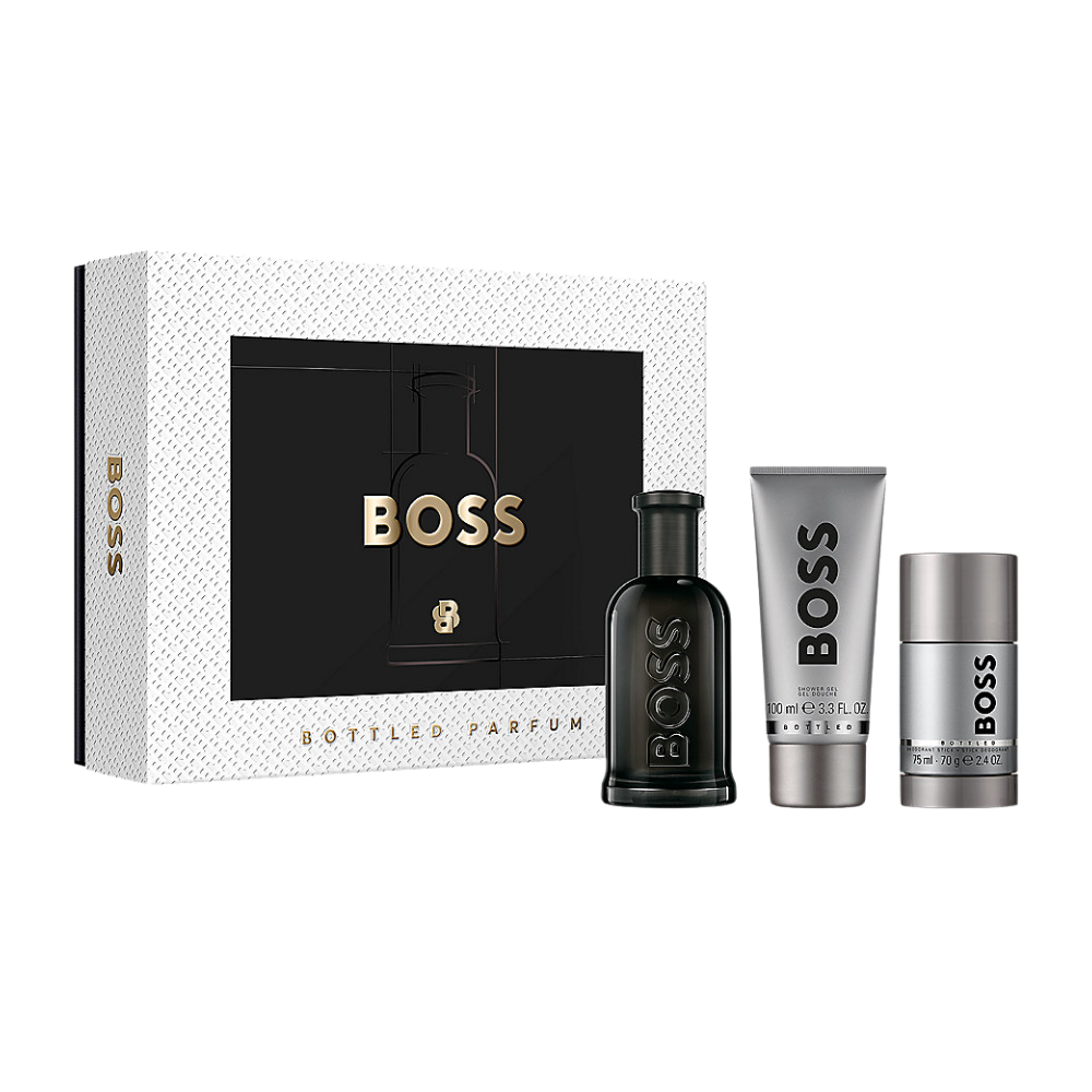 SET HUGO BOSS BOTTLED PARFUM 100ML GEL DE DUCHA 100ML DESODORANTE 75ML (H)