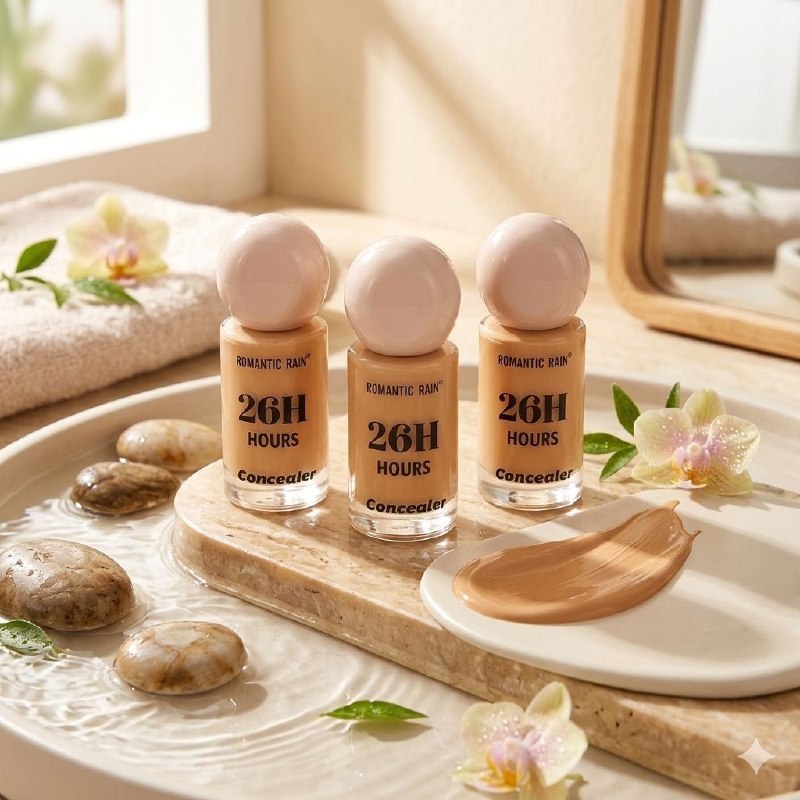CORRECTOR LIQUIDO DE ALTA COBERTURA E IMPERMEABLE DE LARGA DURACION ROMANTIC RAIN (DUPE DE RARE BEAUTY)