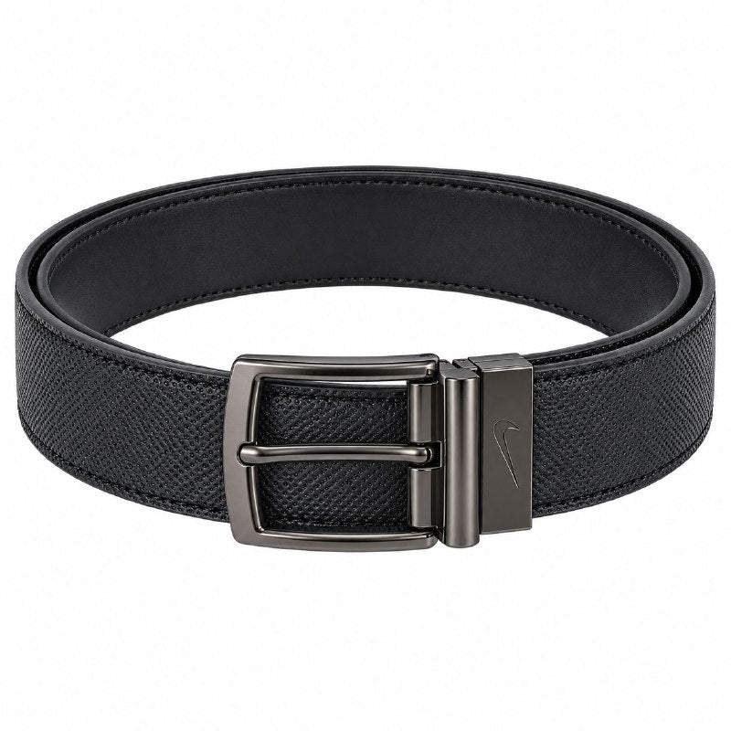 FAJA ORIGINAL NIKE REVERSIBLE PARA CABALLERO COLOR NEGRO Y CAFÉ TALLA M 34-36