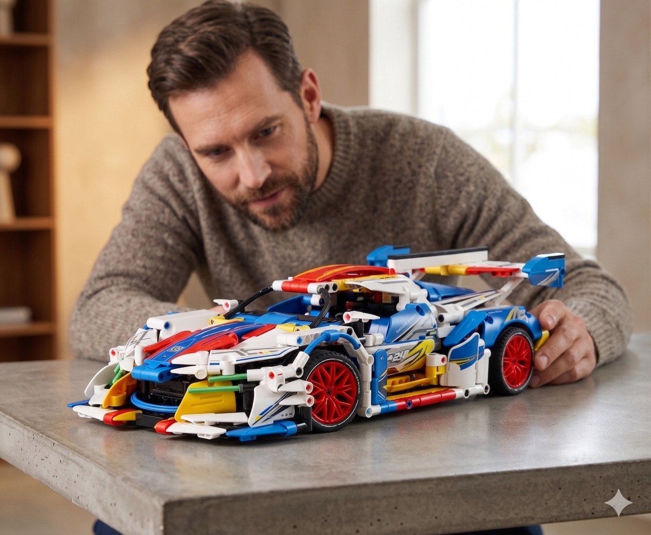 CARRO TODOTERRENO DE JUGUETE DE CONSTRUCCION CON CONTROL REMOTO MODELO 9810 MECHANICAL MASTER