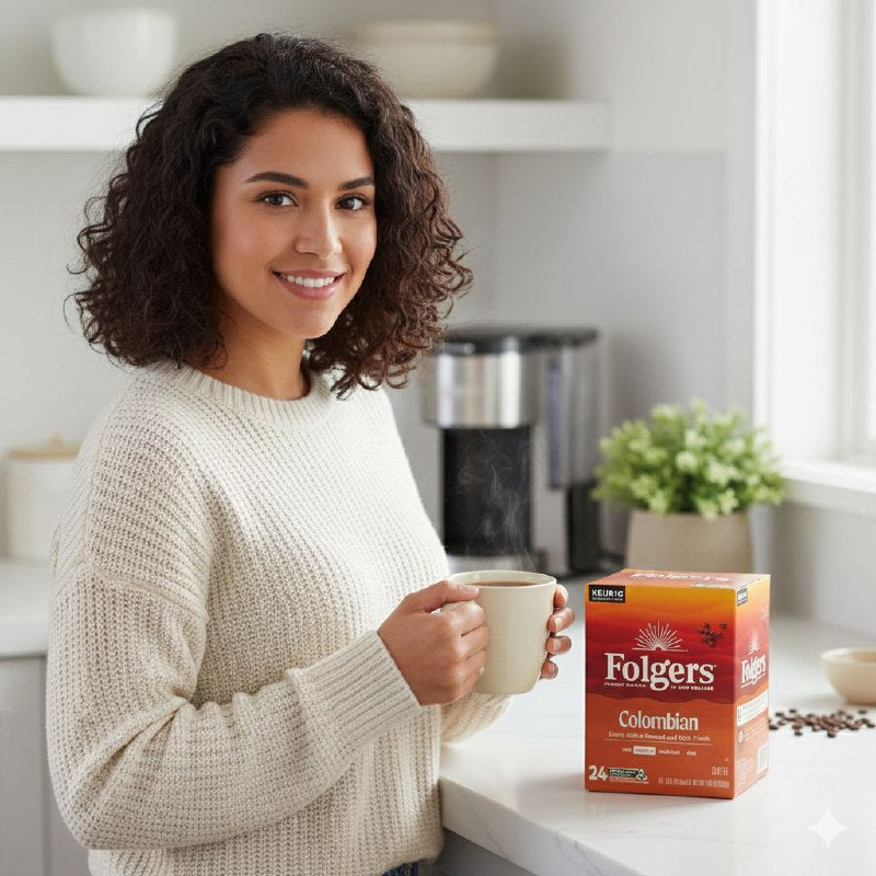 COMIDA CAFE EQUILIBRADO COLOMBIANO EN CAPSULAS FOLGERS 24UND