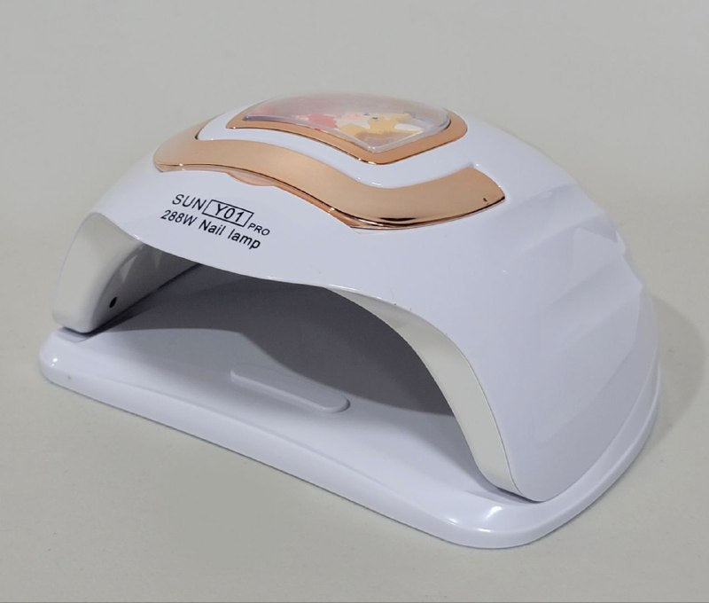 LAMPARA PARA UÑAS UV LED PARA SECADO RAPIDO DE UÑAS PANTALLA DIGITAL 288W WOMEN CARE SUN Y-01