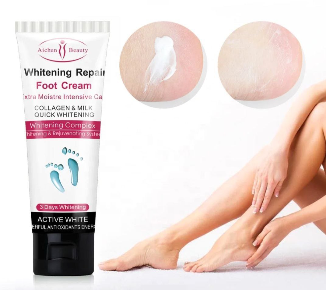 CREMA CORPORAL PARA PIES ACLARANTE Y REPARADORA AICHUN BEAUTY 100G