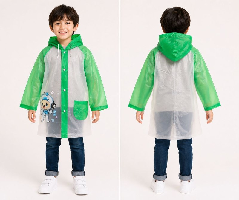 CAPOTE PARA LLUVIA IMPERMEABLE PARA NIÑO/A HUAYI