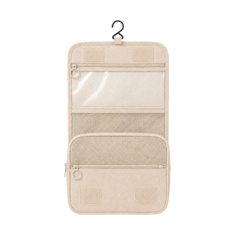 BOLSO ORGANIZADOR COLGANTE PARA VIAJE DE HIGIENE PERSONAL Y COSMETICOS 22.5X18.5X8.5CM