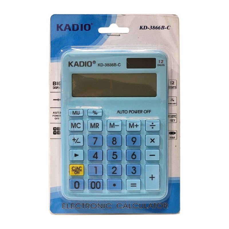 CALCULADORA ELECTRONICA PORTATIL KADIO
