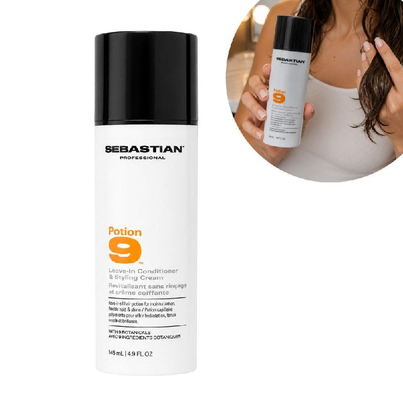 ACONDICIONADOR SIN EJUAGUE Y CREMA PARA PEINAR CON 9 EXTRACTOS BOTANICOS NATURALES ACONDICIONADORES SEBASTIAN PROFESSIONAL 145ML