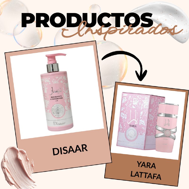 ACONDICIONADOR AROMATICO NUTRITIVO Y DESENREDANTE DISAAR 300ML (AROMA SIMILAR LATTAFA YARA)