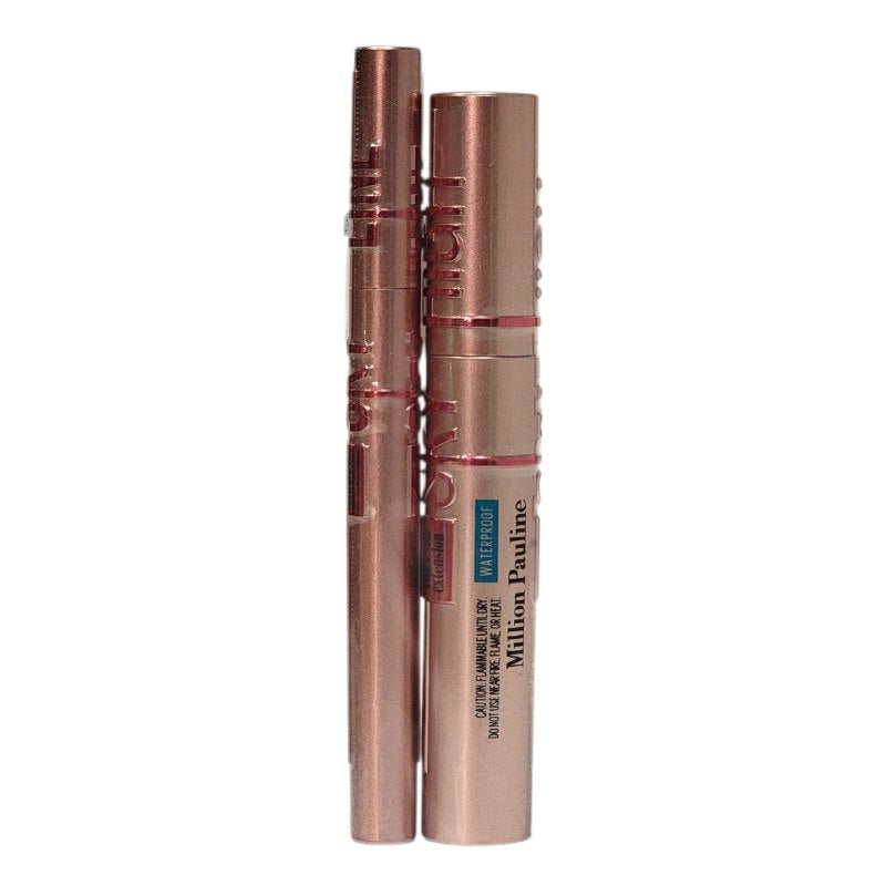 RIMEL Y DELINEADOR DE OJOS DE LARGA DURACION APRUEBA DE AGUA MILLION PAULINE (DUPE DE MAYBELLINE)
