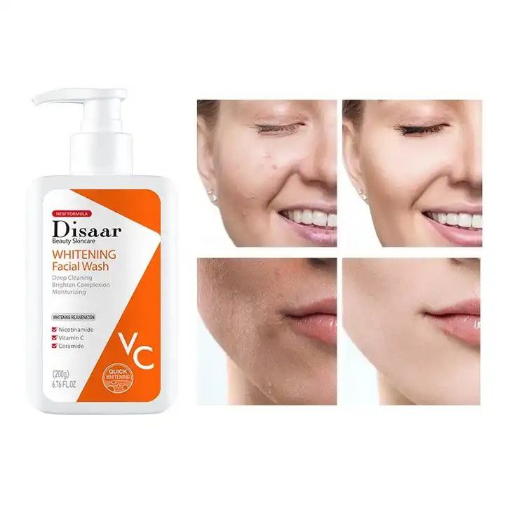 CREMA FACIAL PARA LAVADO BLANQUEADORA Y VITAMIN C DISAAR 120G