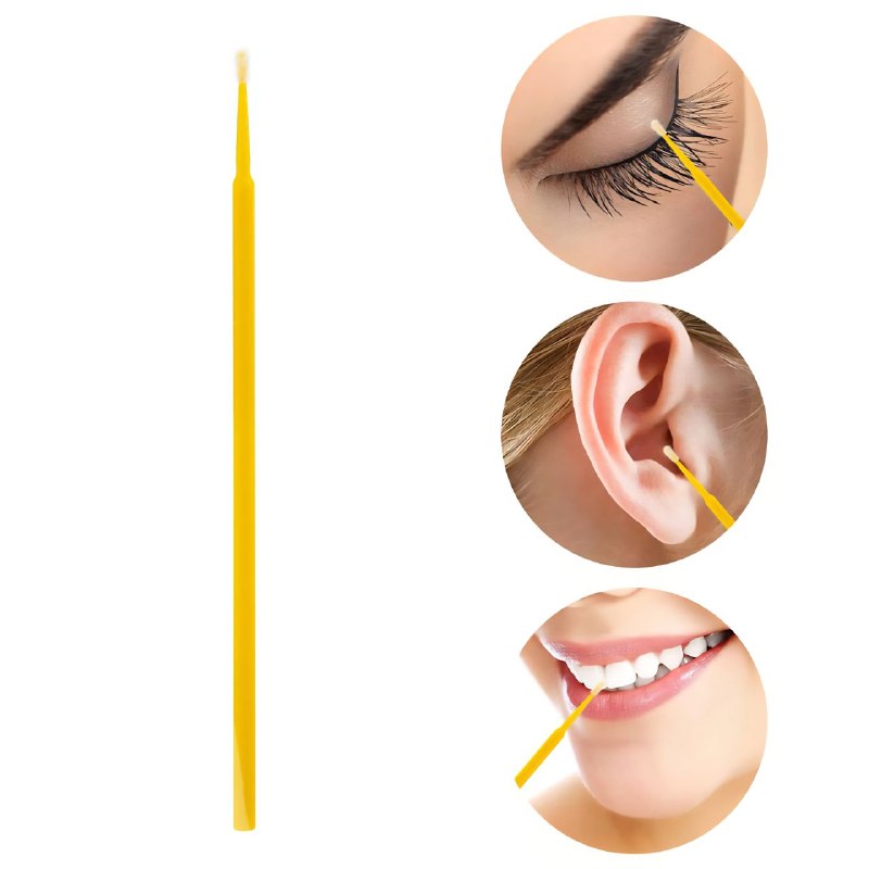 HERRAMIENTAS DE BELLEZA PROFESIONAL MICROBROCHAS Y APLICADORES DE PRECISION DESECHABLES QUEENIGHT