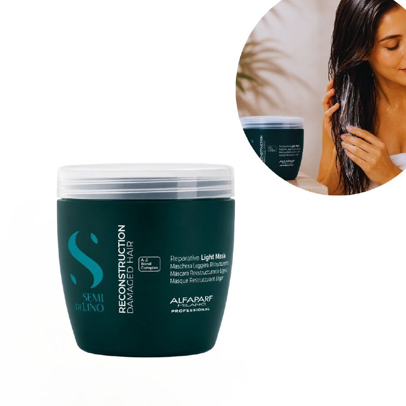 MASCARILLA CAPILAR REPARADORA INTENSIVA PARA CABELLO DAÑADO O PROCESADO CON MEDULA DE BAMBU Y KERATINA ALFAPARF 500ML