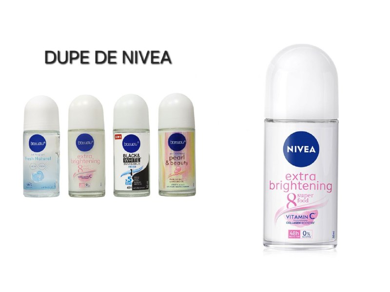 DESODORANTE PARA MUJERES ANTITRANSPIRANTE EN ROLL-ON 50ML, DUPE DE NIVEA, CON ESENCIA DE LECHE, REPONE, PROTEGE Y EMBELLECE LAS AXILAS, PROTECCION DE 48H CONTRA SUDOR Y OLOR BATUOLI