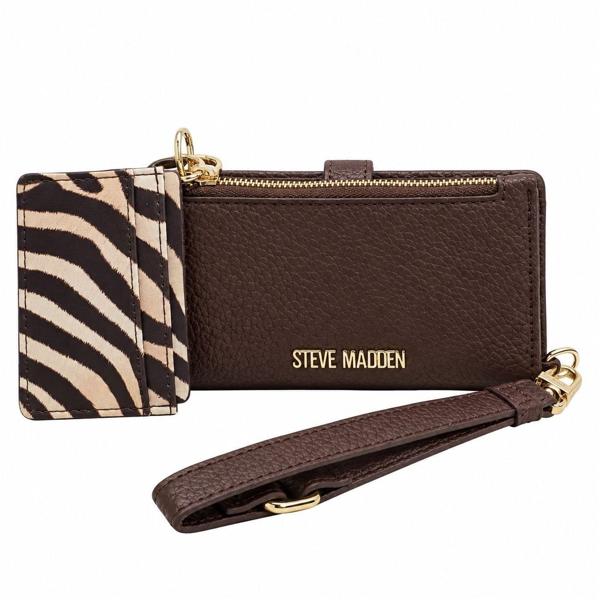 SET DE MONEDERO Y TARJETERO ORIGINAL STEVE MADDEN PARA DAMA