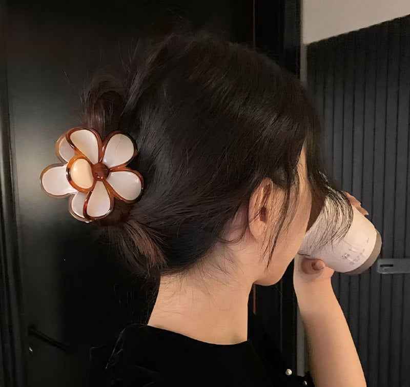 GANCHO PARA EL CABELLO DE PINZA DE FLOR HAWAIANA, PINZAS DE SUJECION FUERTE, ACCESORIO PARA EL CABELLO 8CM, PAQUETE 12UND