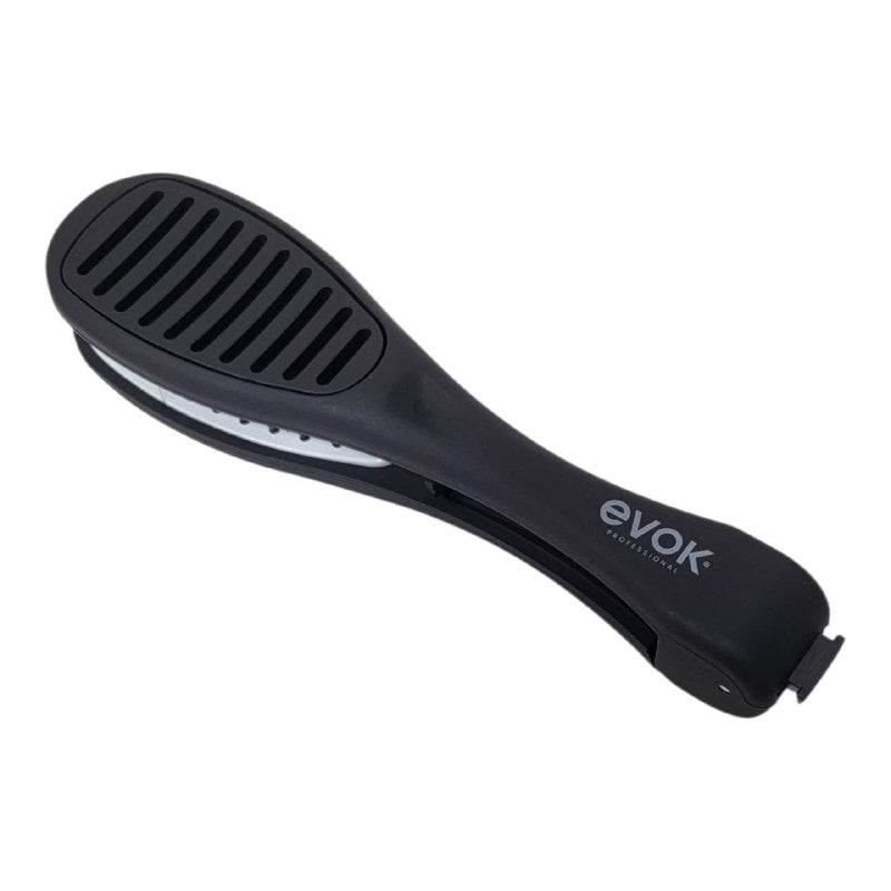 CEPILLO TERMICO ALISADOR PARA EL CABELLO, CEPILLO DOBLE CABEZA PARA ALISAR TIPO PLANCHA CON CUERPO DE ALUMINIO, CONSERVA EL CALOR DE LA PLANCHA O SECADORA EVOK