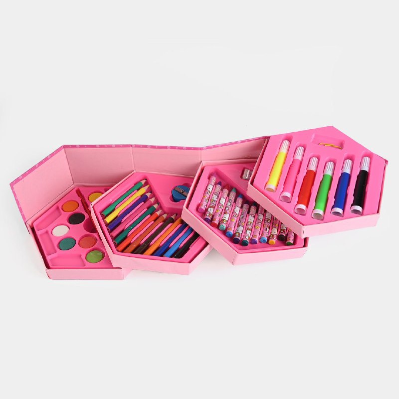 ESTUCHE DE ARTE HELLO KITTY 46 PIEZAS