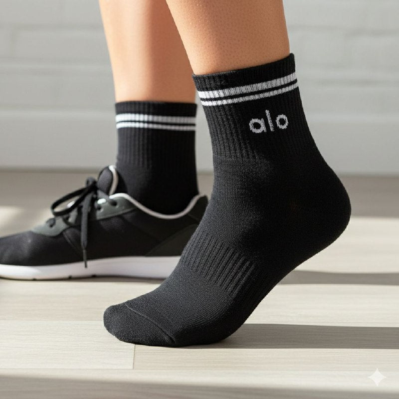 CALCETA TOBILLERA UNISEX MARCA ALO VARIEDAD DE COLORES DISPONIBLES
