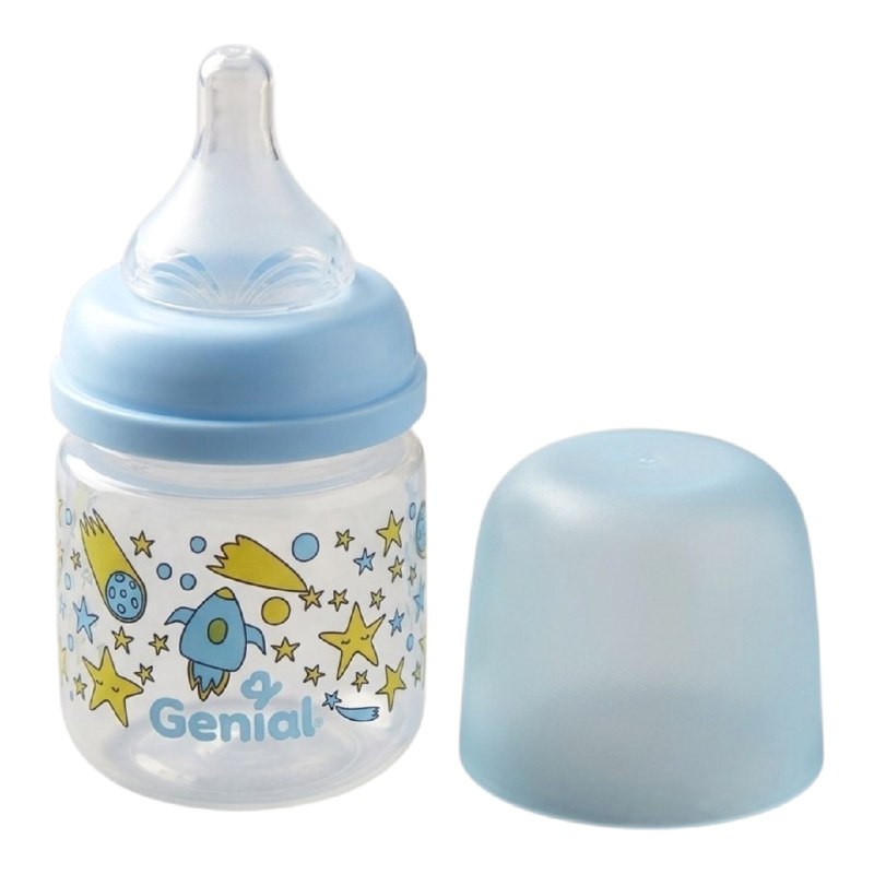 BIBERON PEPE ERGONOMICO DE BOCA ANCHA PARA BEBES GENIAL 120ML