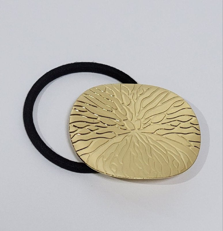 COLA DECORATIVA METALICA PARA EL CABELLO COLOR DORADO VARIOS ESTILOS PONY CUFFS