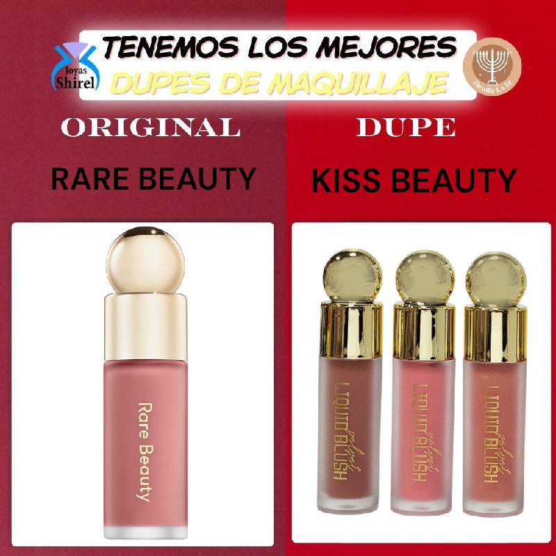BLUSH LIQUIDO ACABADO MATTE FRESCO KISS BEAUTY 7ML (DUPE DE RARE BEAUTY)