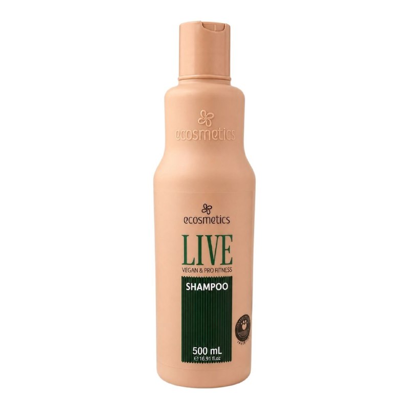 SHAMPOO LIMPIEZA DIARIA Y FRESCURA ECOSMETICS LIVE 500ML 1 UND