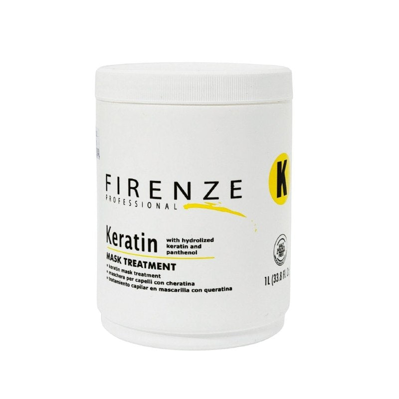 MASCARILLA DE TRATAMIENTO DEL CABELLO PROFUNDO CON KERATINA PARA PROLONGAR EL ALISADO FIRENZE 1L