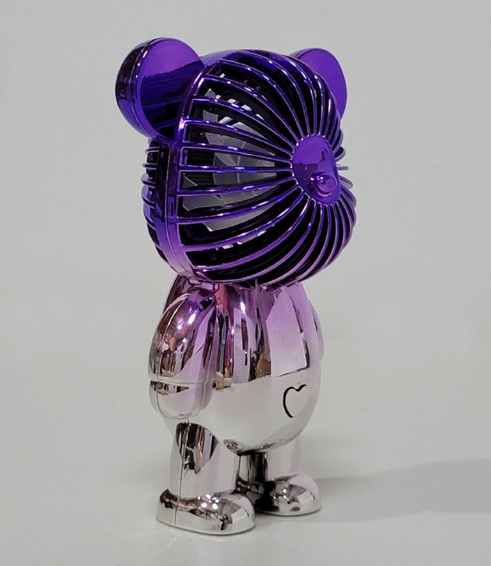 VENTILADOR DE MANO O MESA RECARGABLE DE OSO MINI FAN 3 COLORES