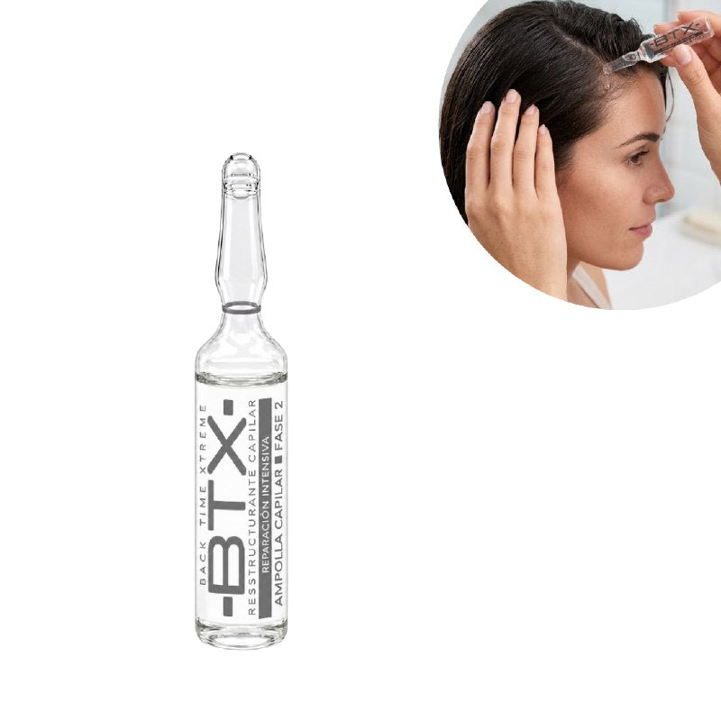 TRATAMIENTO CAPILAR REESTRUCTURANTE E INTENSIVO EN AMPOLLA FASE 2 BTX MAXYBELT PROFESSIONAL 10ML