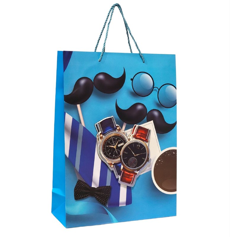 BOLSA DE REGALO PARA HOMBRE GRANDE 30X12X41.5CM