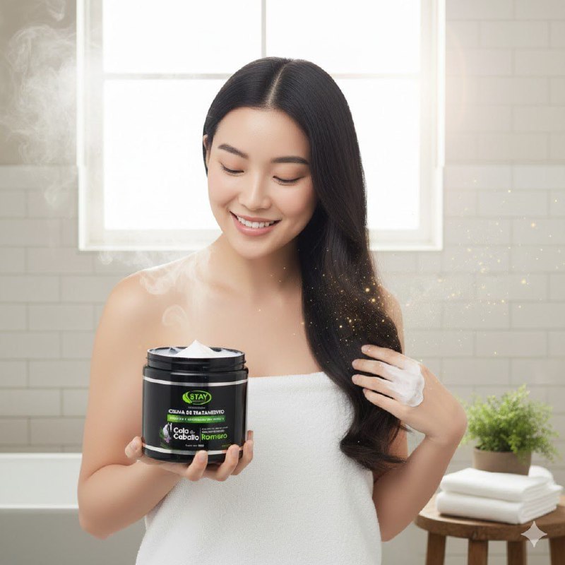 TRATAMIENTO PARA EL CABELLO CREMA DE ROMERO Y COLA DE CABALLO ANTICAIDA DE CRECIMIENTO DE PELO STAY BEAUTIFUL 800G