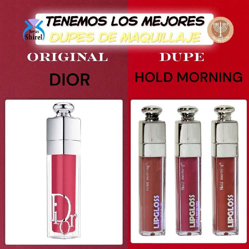 BRILLO LABIAL RESISTENTE AL AGUA HOLD MORNING 5ML (DUPE DE CHRISTIAN DIOR)