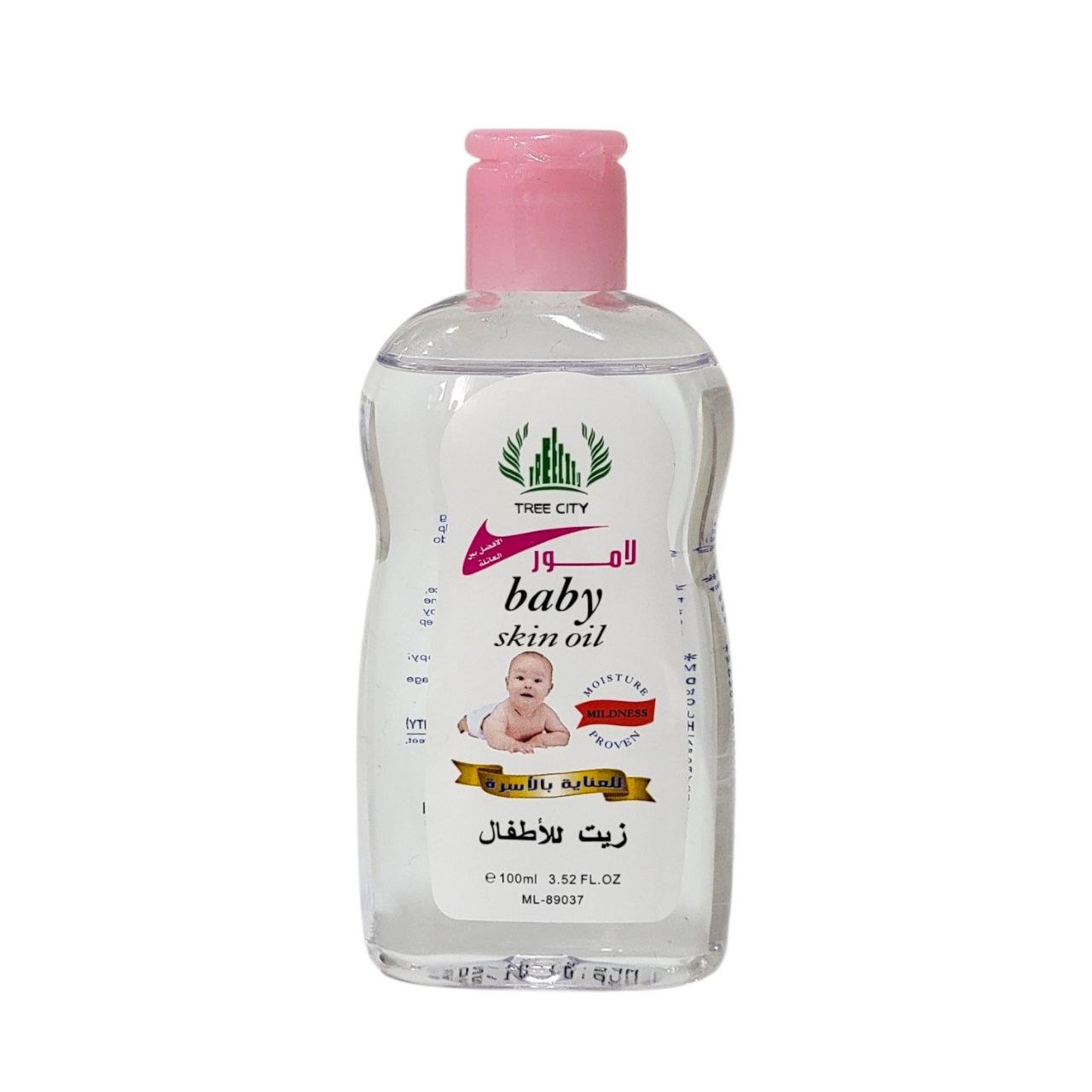 ACEITE CORPORAL HIDRATANTE PARA BEBE CON VITAMINA E TREE CITY 100ML