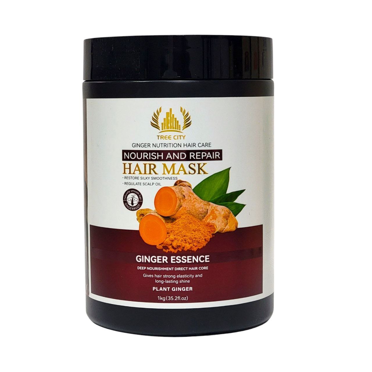 MASCARILLA PARA EL CABELLO DE ESENCIA DE JENGIBRE ROJO TREE CITY 1KG