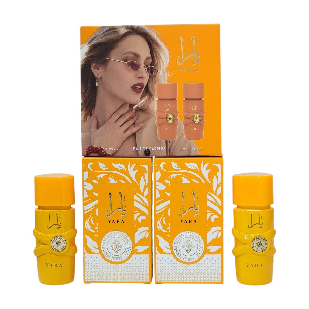SET YARA EDP 50MLX2 (M) (AROMA SIMILAR A LATTAFA YARA TOUS)