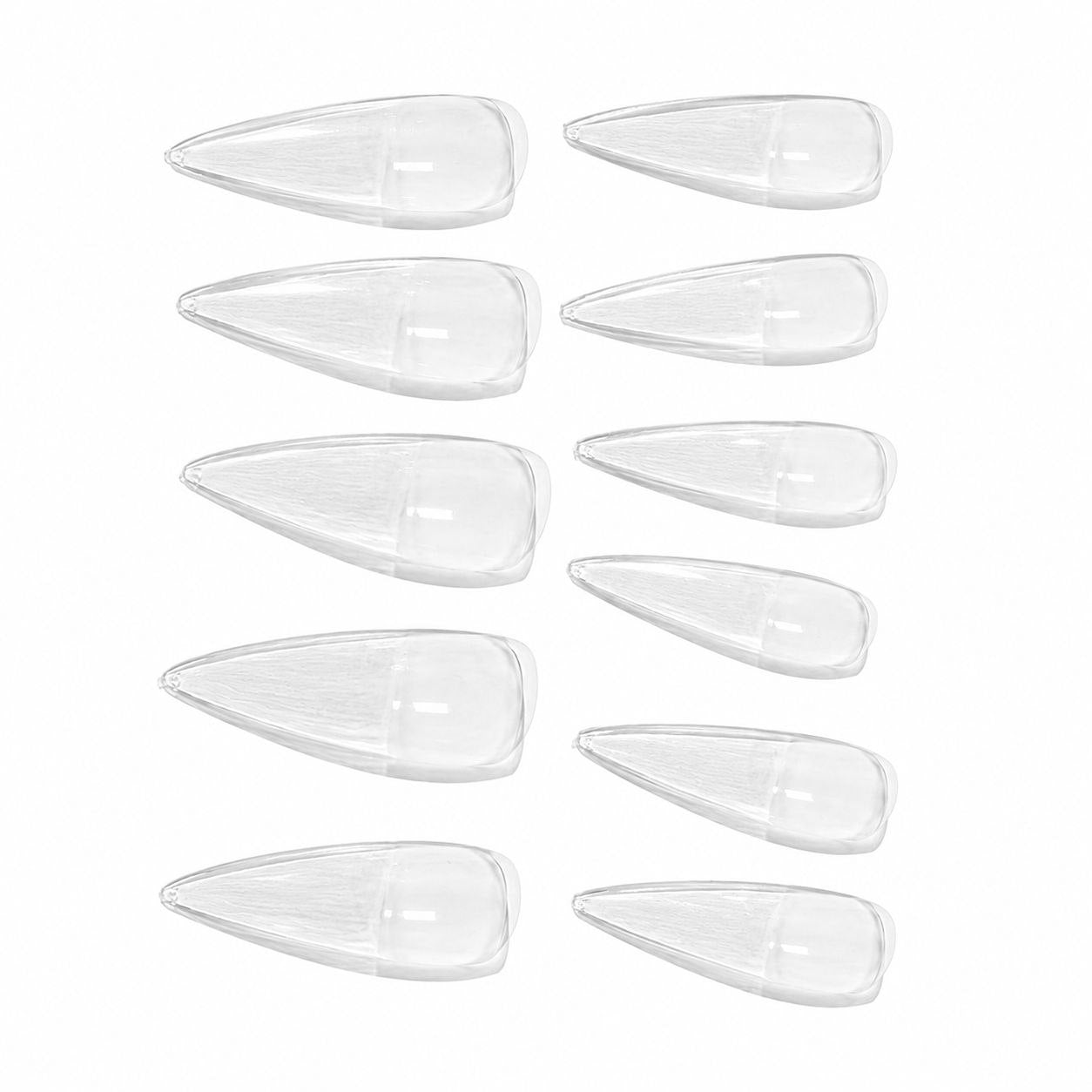 TIPS DE GEL SUAVE ALMENDRADOS LARGOS QUEENIGHT 500PCS