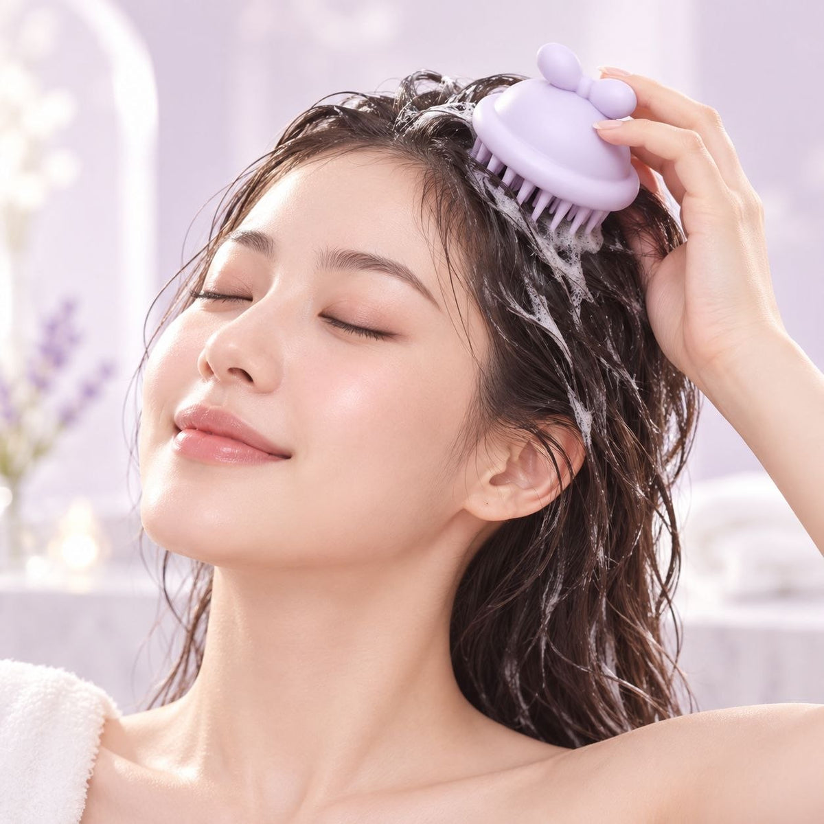 CEPILLO MASAJEADOR PARA EL CABELLO DE CERDAS CONICAS SUAVES