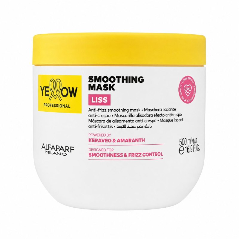 MASCARILLA CAPILAR ALISADORA Y ANTIFRIZZ CON KERAVEG ALFAPARF 500ML
