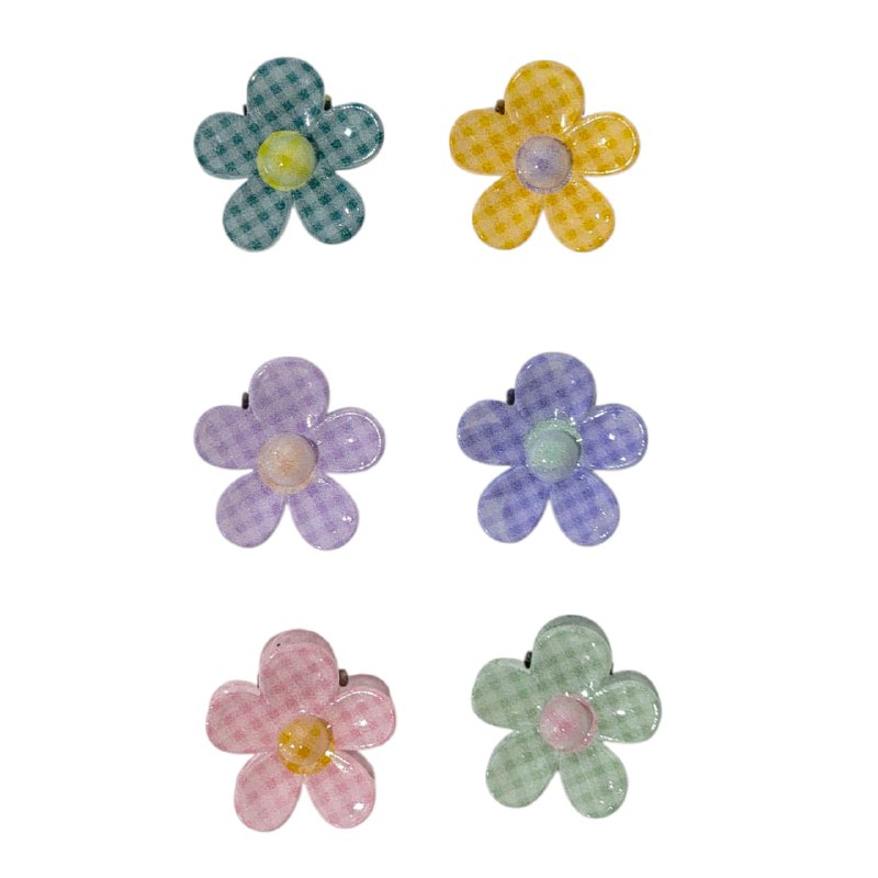 GANCHOS PARA EL CABELLO DE FLOR EN PAQUETE DE 72UND 2X2.5CM