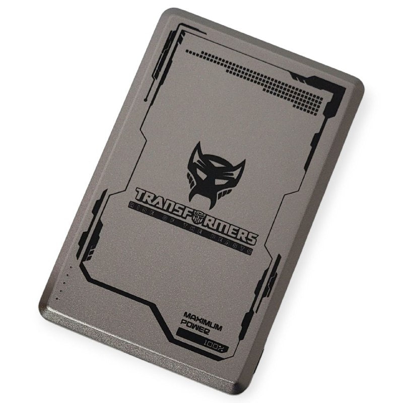 POWER BANK BATERIA TF-D01, CAPACIDAD DE CARGA 20W MAXIMO, 5000MAH/3.87V, ENTRADA TIPO C, SUCCION MAGNETICA, PORTATIL TRANSFORMERS AUTHENTIC BEASTS ALLIANCE