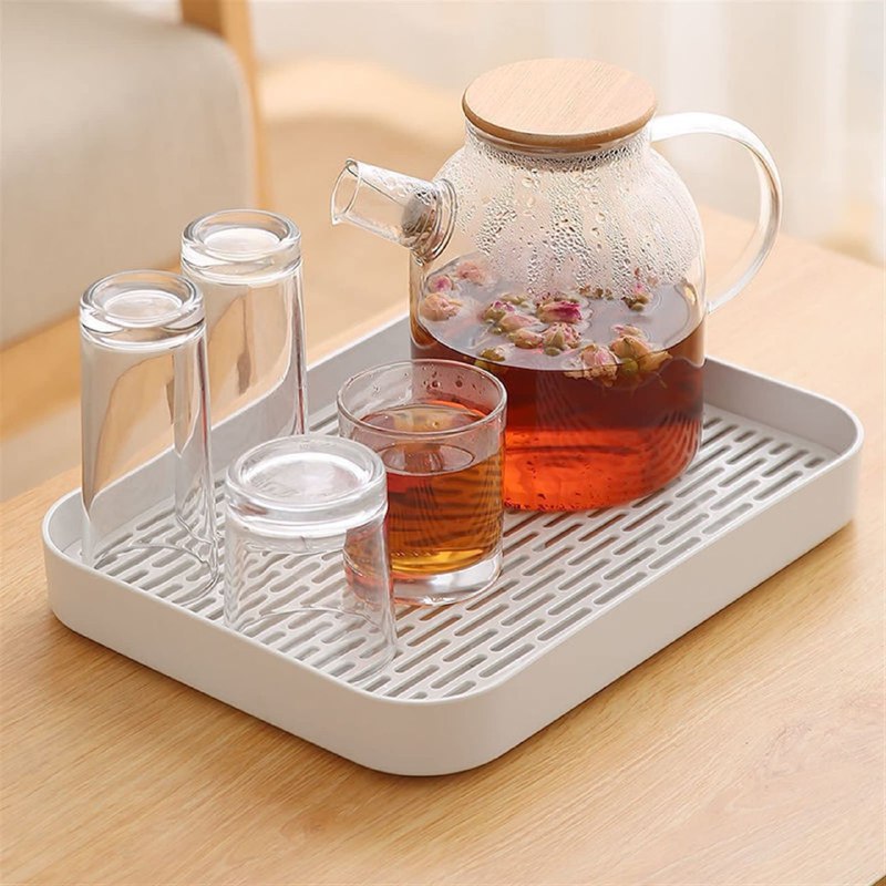 ESTANTE ORGANIZADOR ESCURRIDOR PARA VASOS Y TAZAS DE 2 NIVELES 33X25X26CM