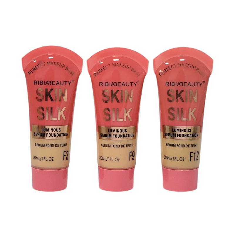 BASE DE MAQUILLAJE LIQUIDA SUERO LUMINOSO RIBIABEAUTY 30ML (DUPE DE SILKY GIRL)