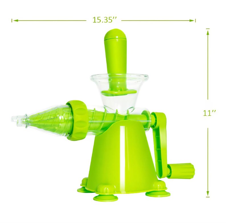MAQUINA EXTRACTOR MANUAL DE JUGOS GRANDE MULTIFUNCIONAL PARA FRUTAS Y VERDURAS